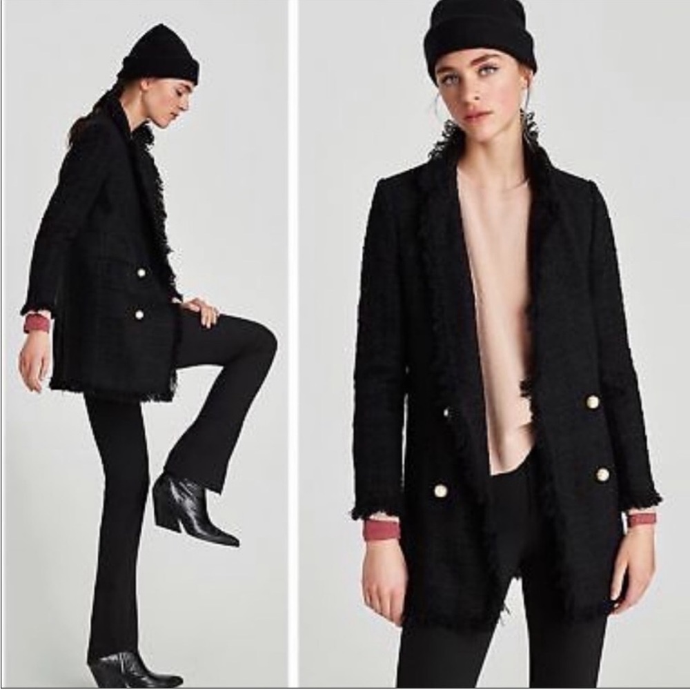 Zara tweed blazer